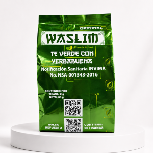 Waslim Té Verde con Yerbabuena