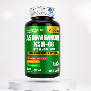 Ashwagandha KSM-66 con St. John's Wort