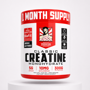 Creatine Classic Monohydrate 300 g Old School | Aumenta Fuerza, Masa Muscular y Rendimiento