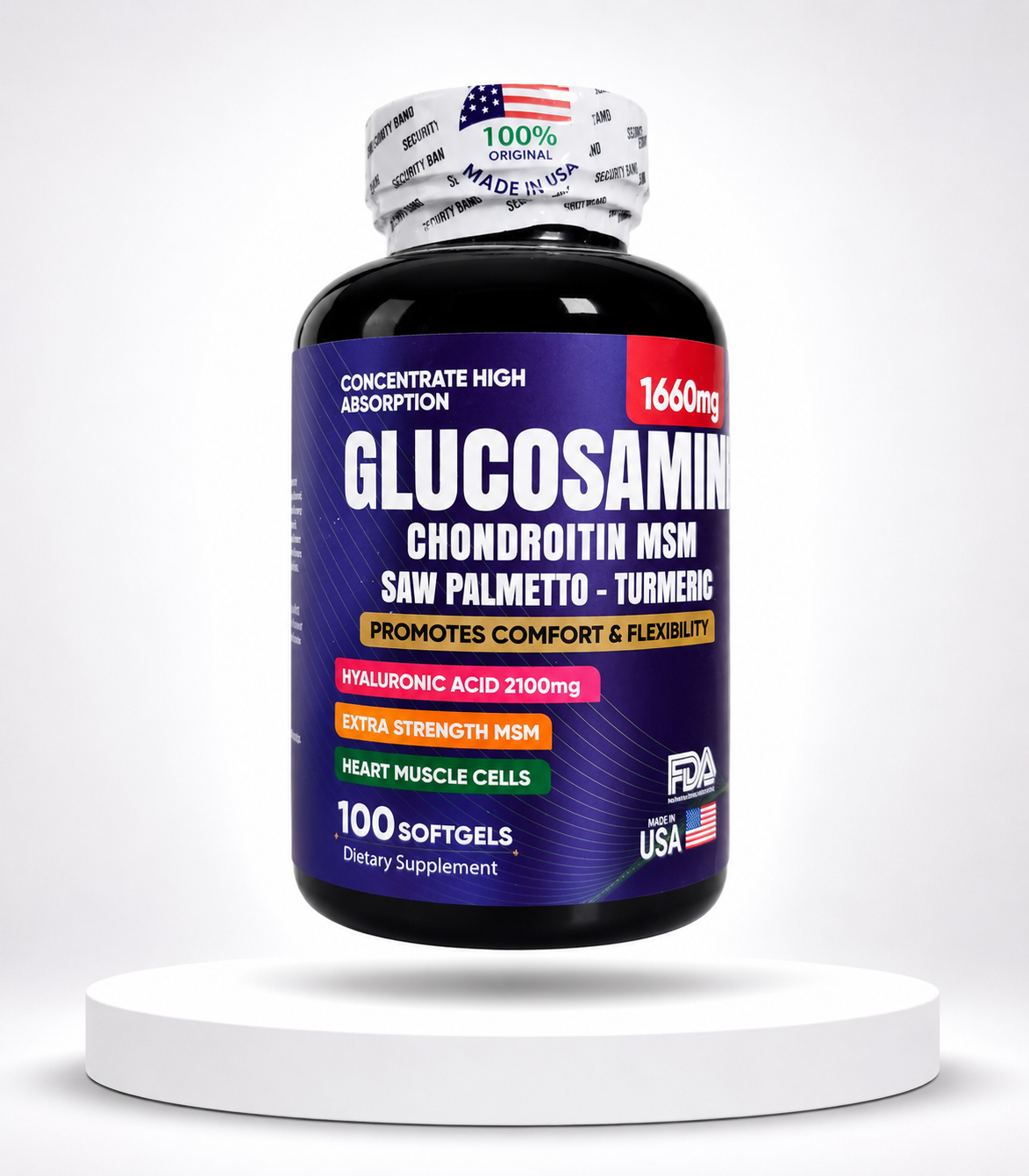 La glucosamina, la condroitina y el MSM (metilsulfonilmetano)
