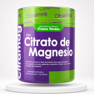 Citramag Citrato Magnesio Polvo Proteico 400g Frutos Verdes Frutos Verde