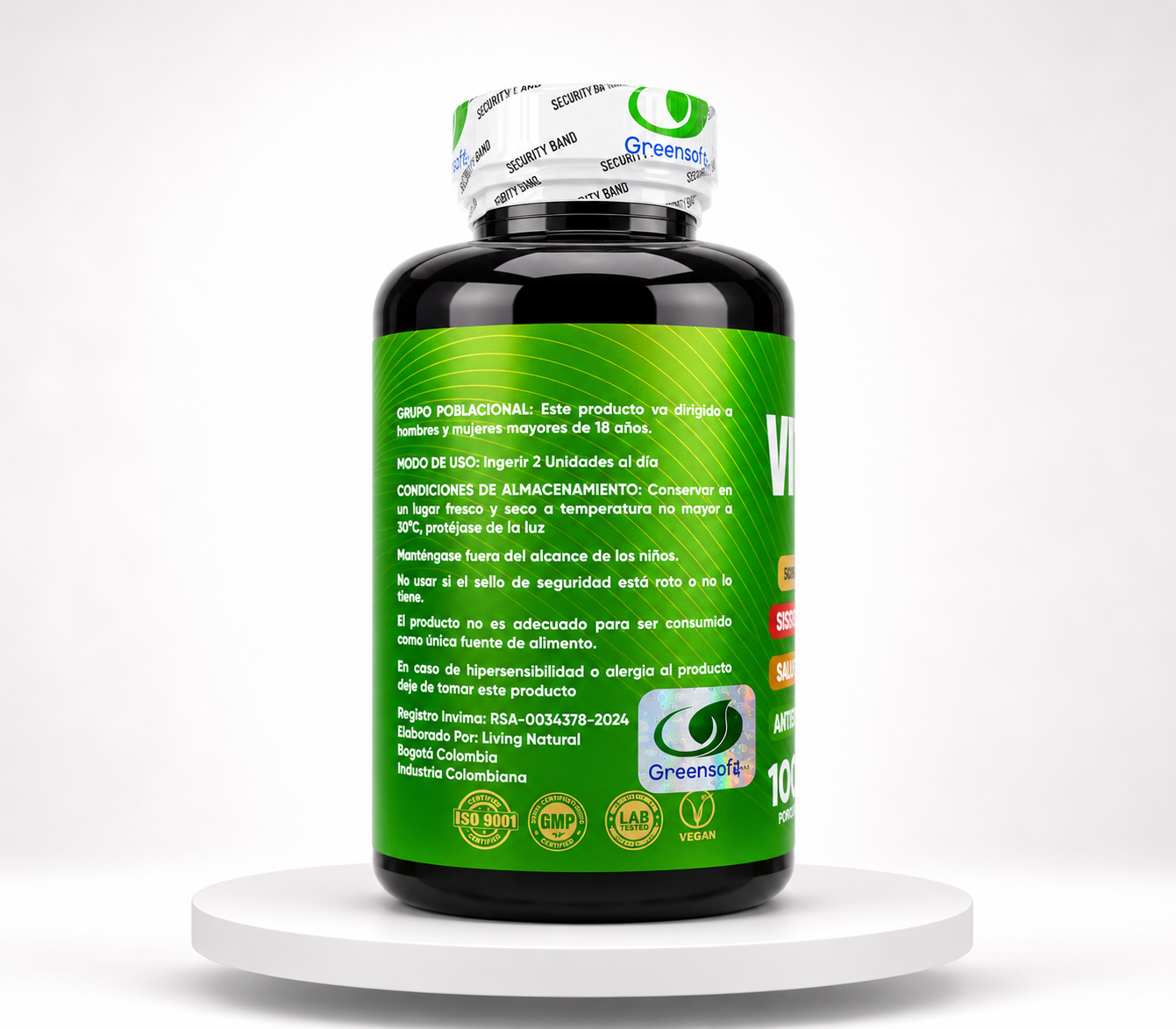 Vitamina E + Selenio 1000 g - Imagen 3