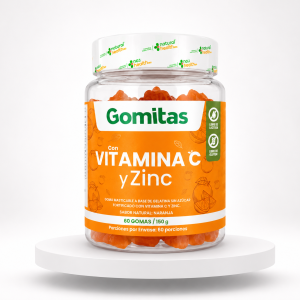 Gomas de Vitamina C y Zinc 60 Gomas para adultos