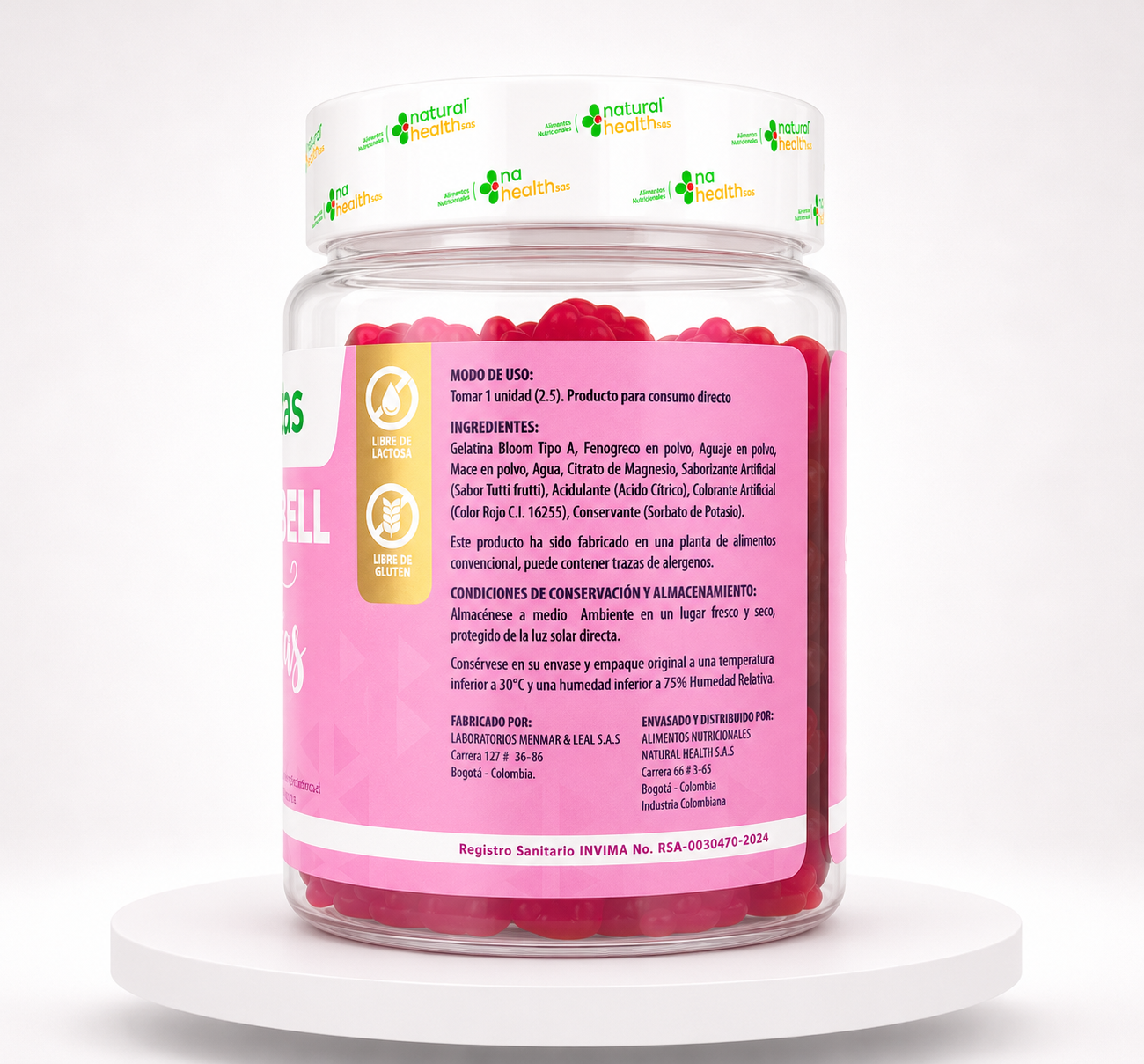 Gomitas Siemprebell Adulto | 60 Gomitas - Imagen 3