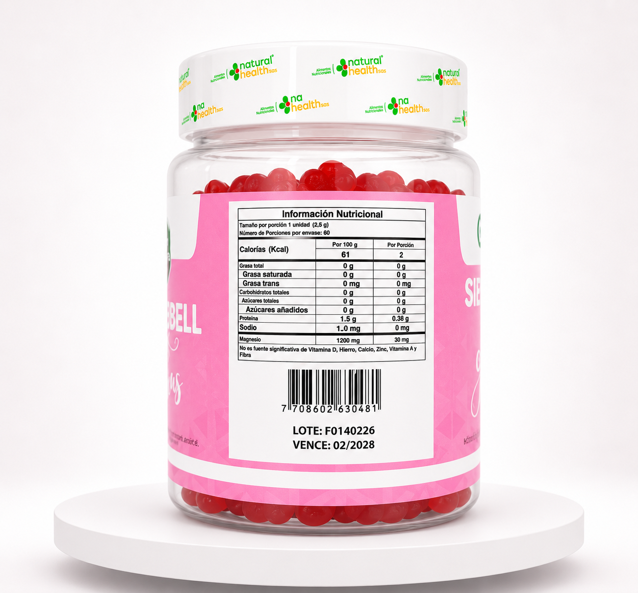 Gomitas Siemprebell Adulto | 60 Gomitas - Imagen 2