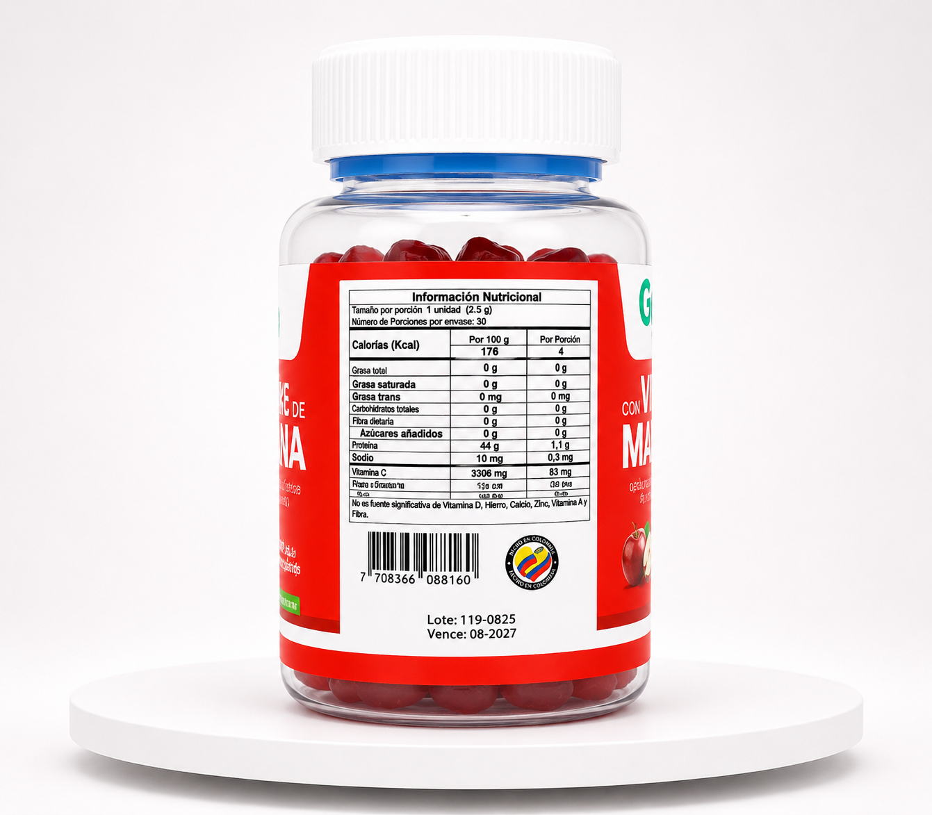 Gomitas con Vinagre de Manzana + Vitamina C - Imagen 3