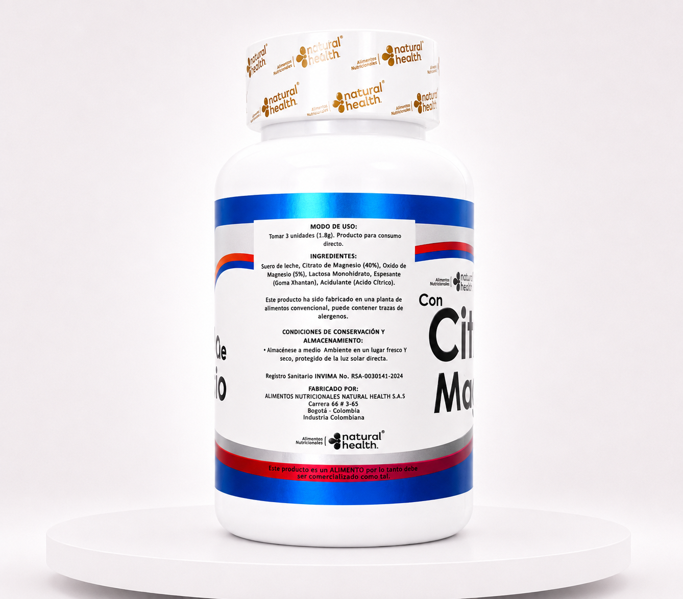 Citrato de Magnesio-Natural Health - Imagen 3