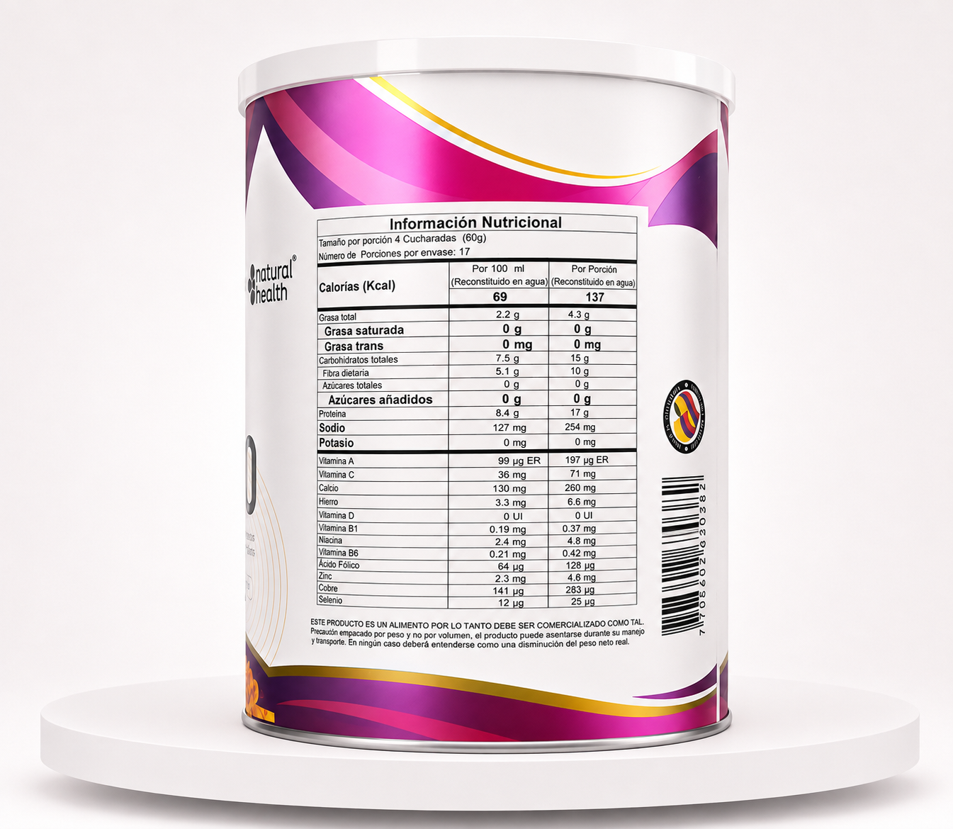 Colágeno Hidrolizado en polvo – Sabor Frutos Rojos 1000 g - Imagen 3
