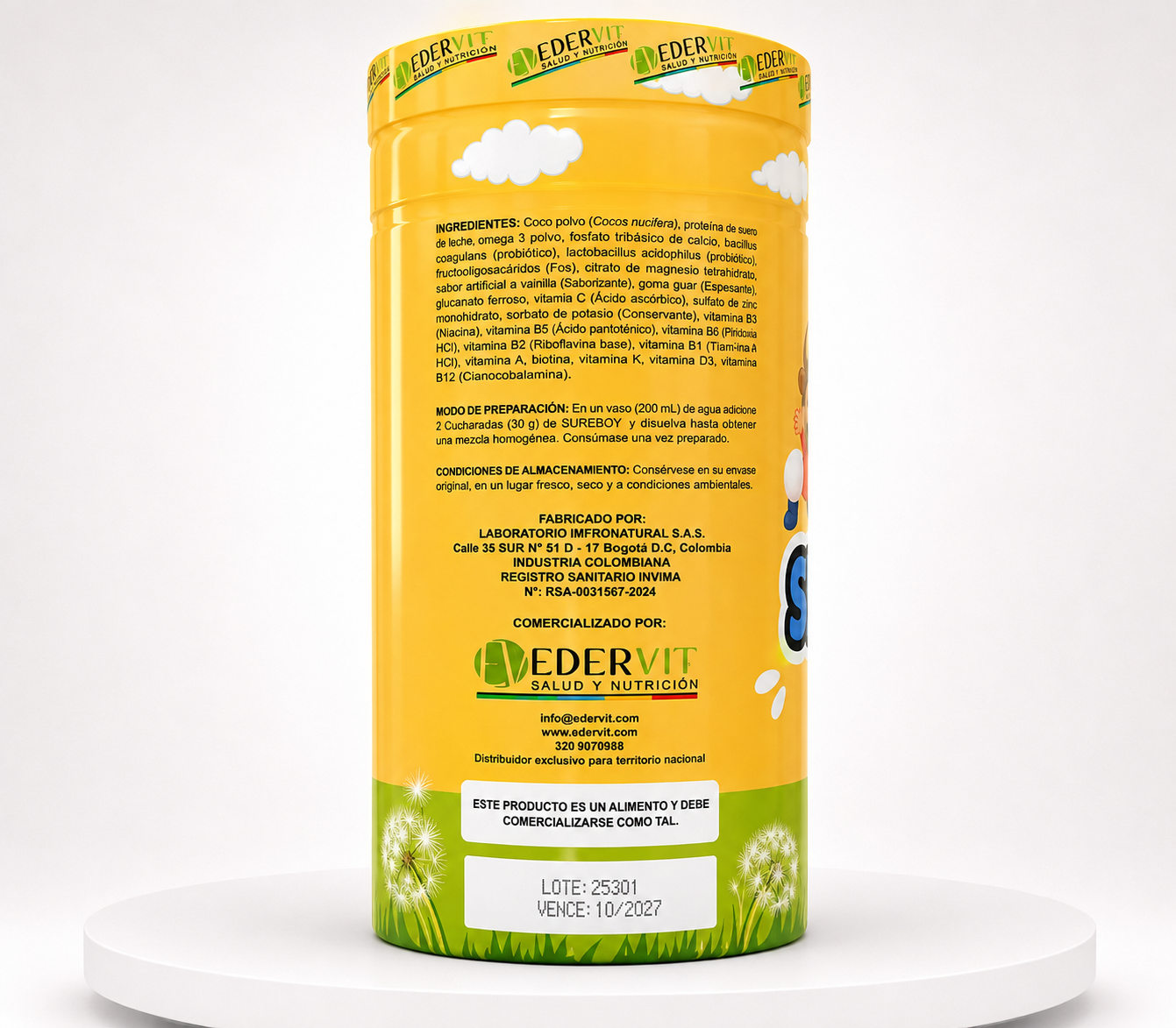 SureBoy – Suplemento Nutricional Infantil - Imagen 2