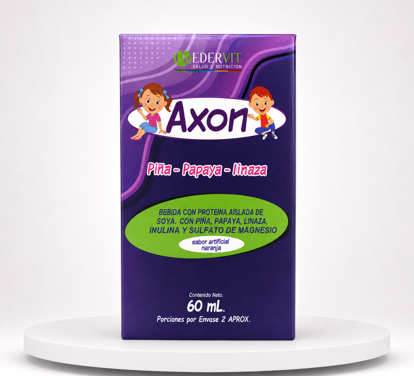 Axon Kids – Piña, Papaya y Linaza