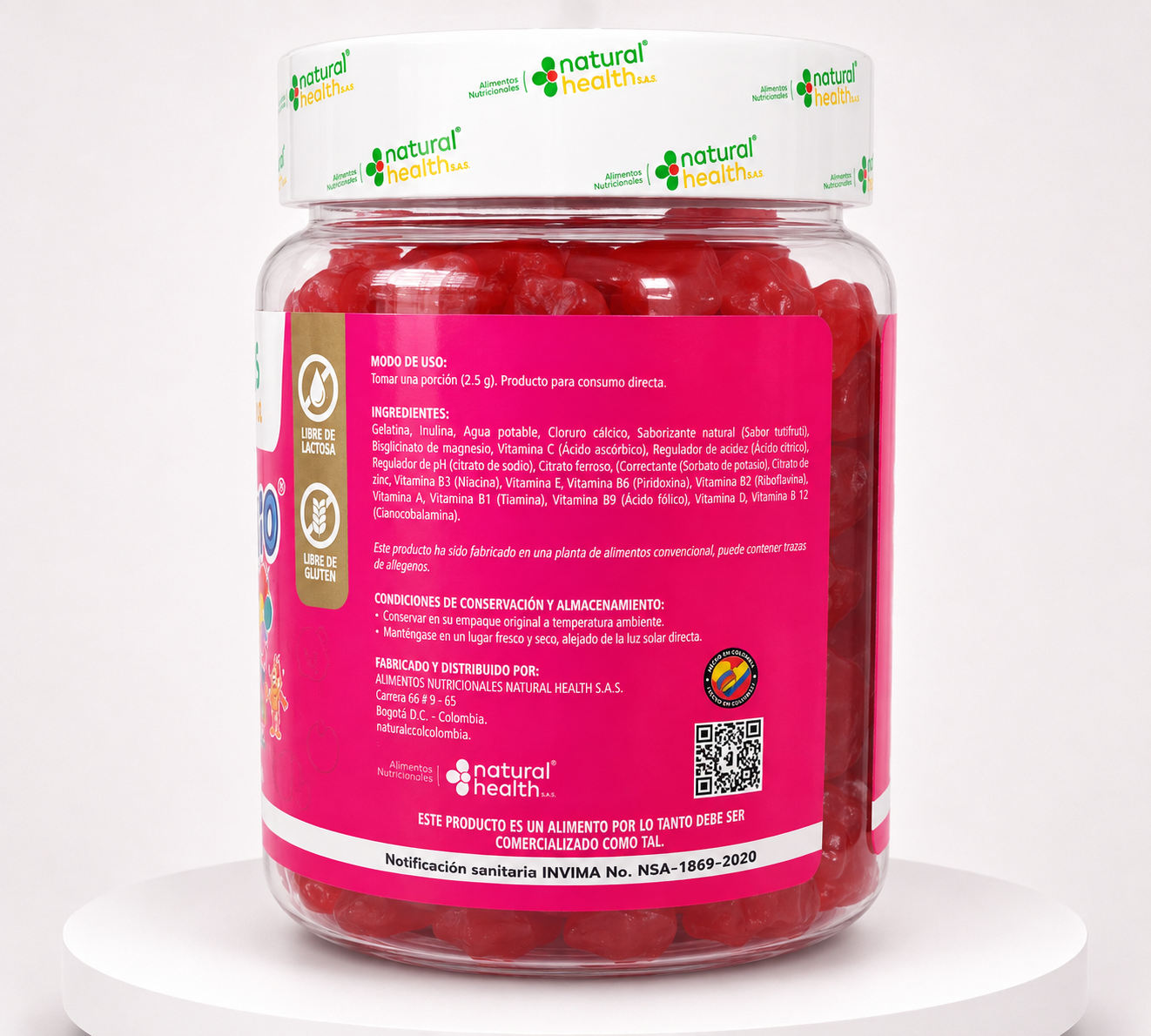 Gomitas Kids Vitcalpro® con Vitaminas y Minerales - Imagen 2