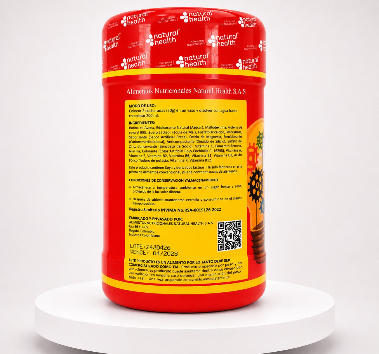 Vita-Granulada Sabor Fresa - Imagen 2
