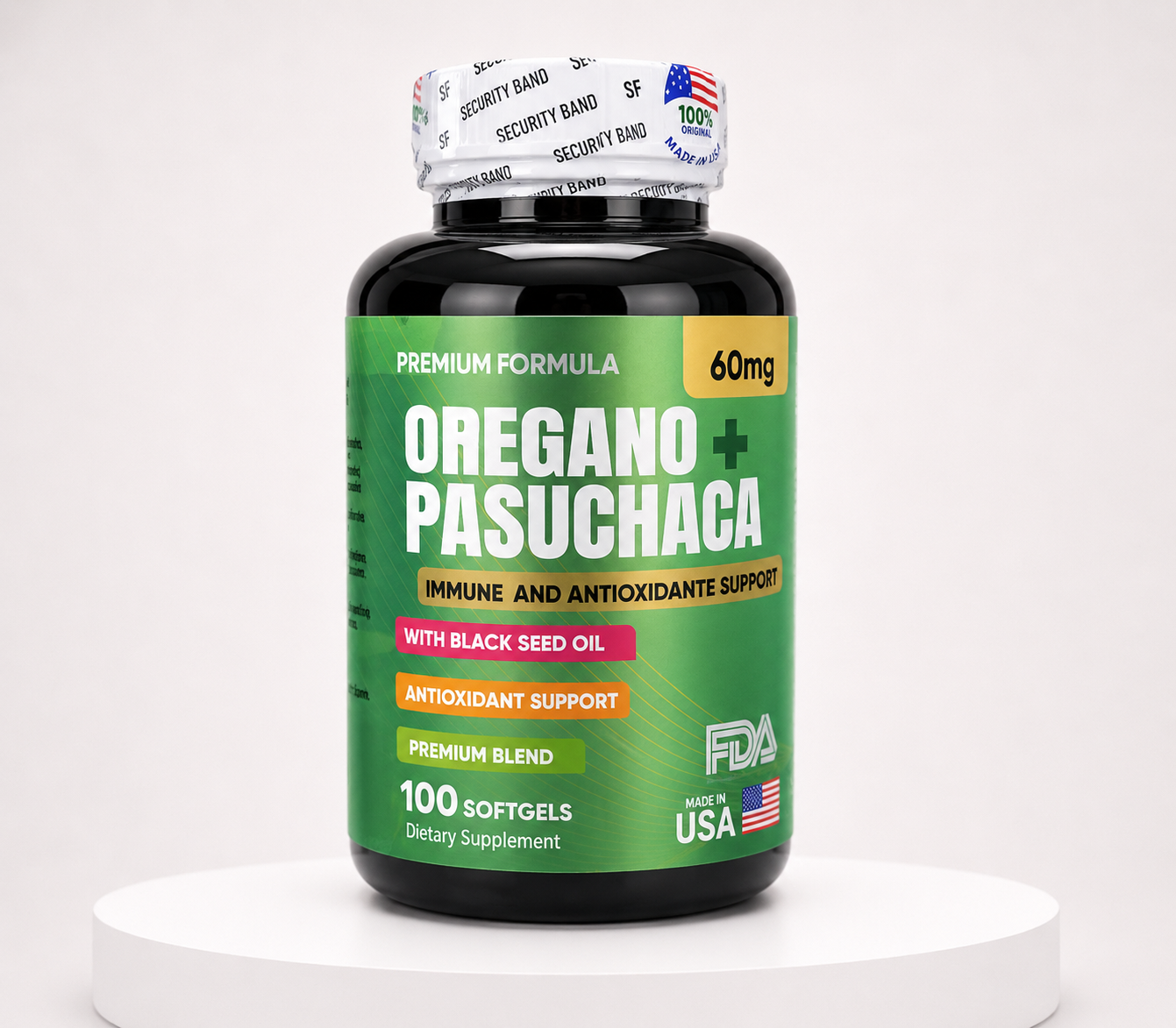 Orégano + Pasuchaca 60 mg