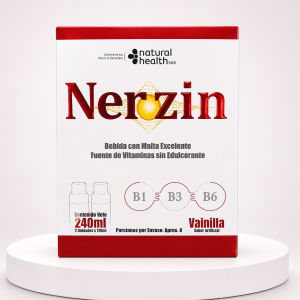Nerozin® – Bebida con Malta Fuente de Vitaminas (Sabor Vainilla)